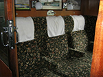 1st class compartment in coach 5761 at the Swanage Railway.