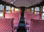 3rd class saloon in coach 2526 at the Bluebell Railway