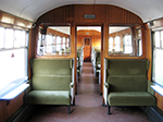 Restricted Mobility area in coach 5034 at the Bluebell Railway