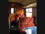 2nd class saloon in Buffet Car 1818 at the Bluebell Railway 