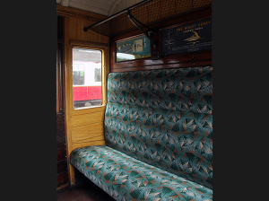3rd class compartment in coach 1098 at the Bluebell Railway